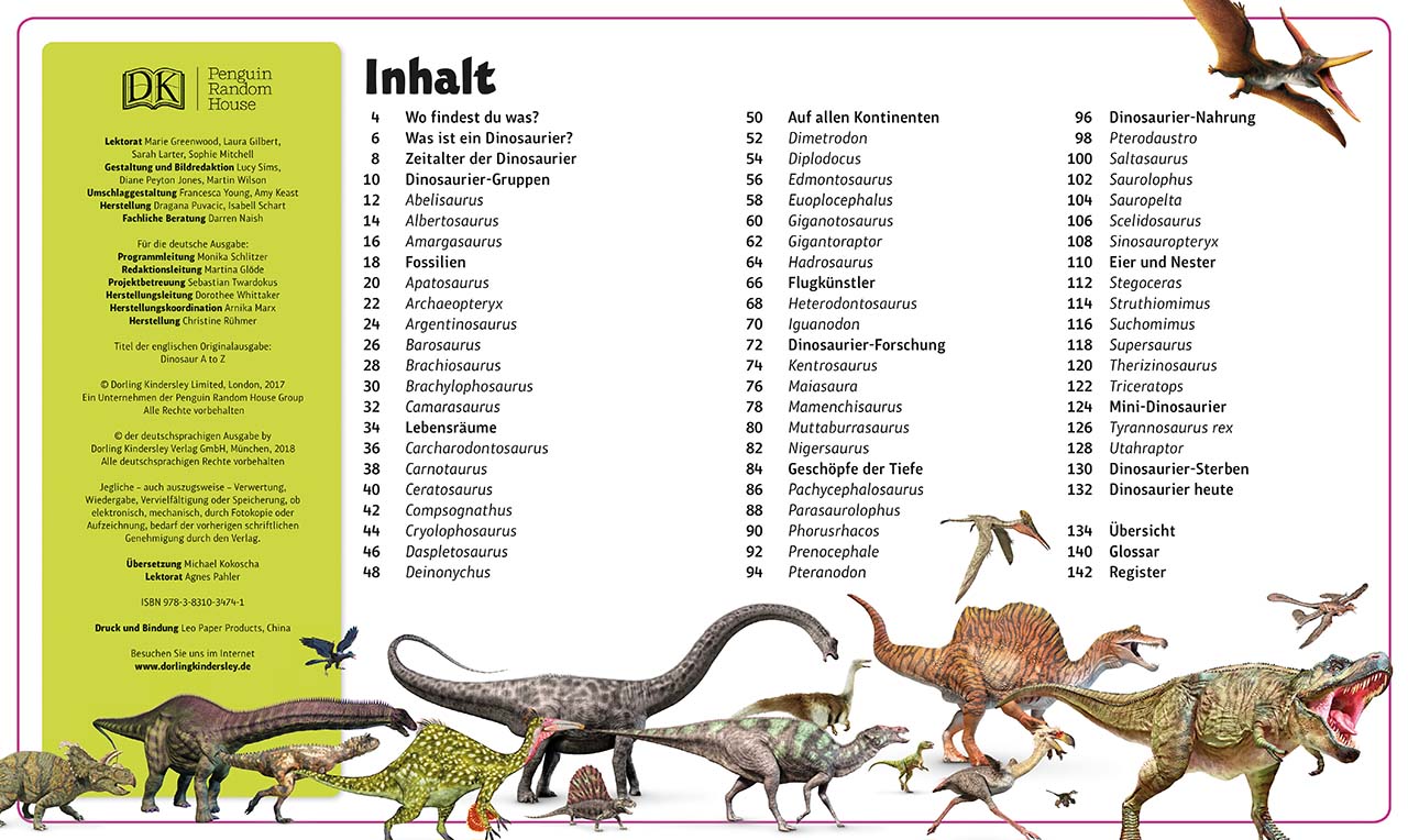 Dino-Parade von A bis Z