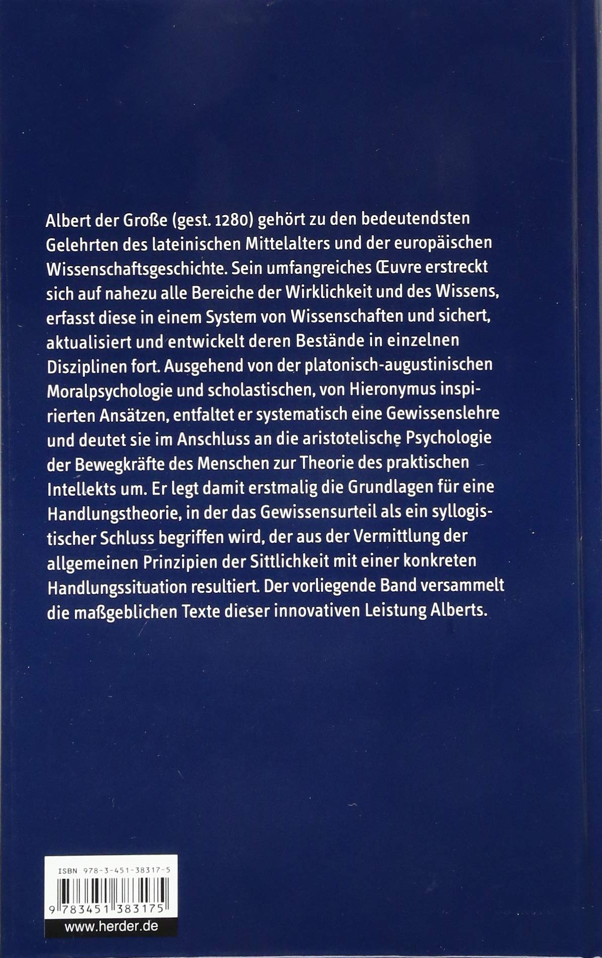 Über das Gewissen und den praktischen Intellekt: Eine Textauswahl aus De homine, den Quaestiones und De anima. Lateinisch – Deutsch. Eingeleitet und ... des Mittelalters 3. Serie, Band 44)