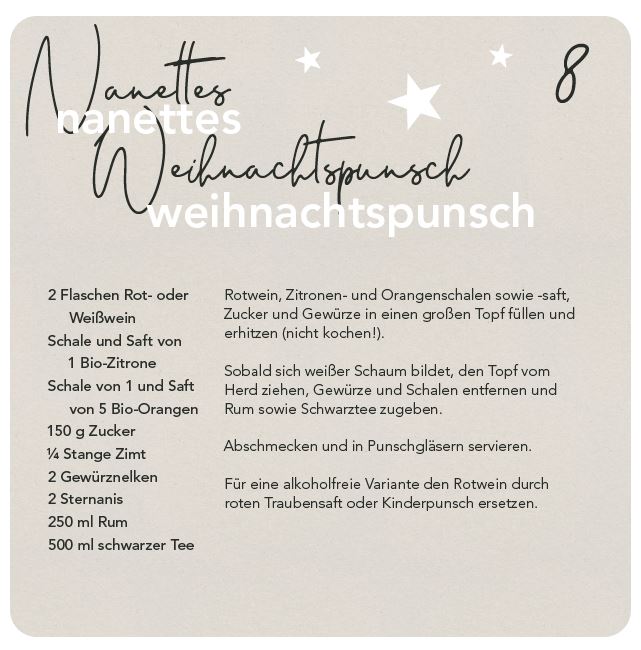 Adventskalender Nanettes Weihnachtsbäckerei Adventskalender Nanettes Weihnachtsbäckerei