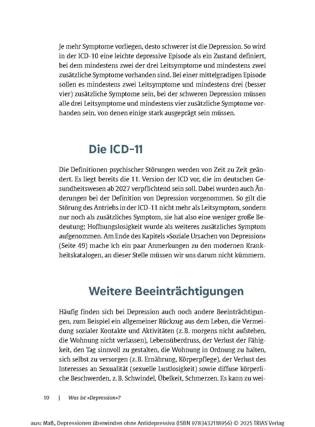 Depressionen überwinden ohne Antidepressiva