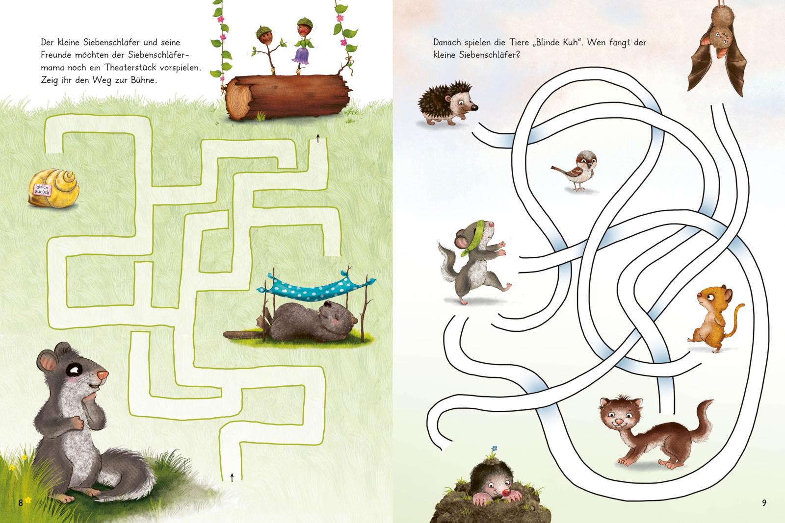 Der kleine Siebenschläfer: Zeig mir den Weg durchs Labyrinth!