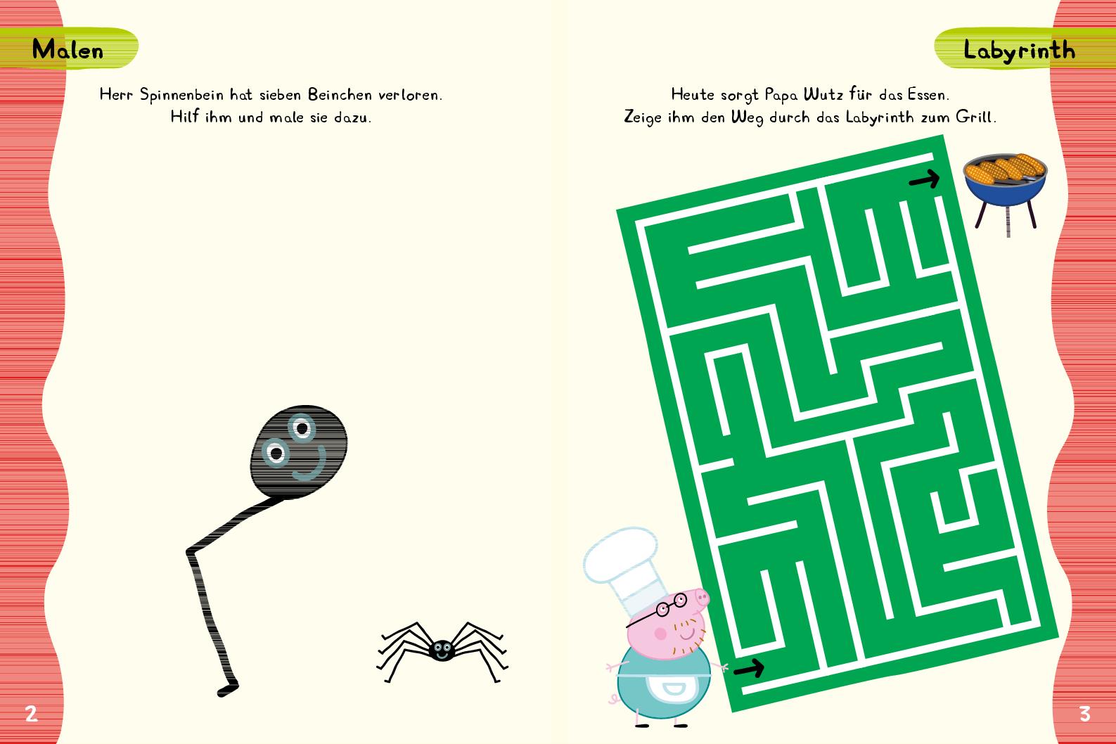 Peppa Pig Rätsel-Spielheft. Rätselbuch mit Stift und abwischbaren Seiten