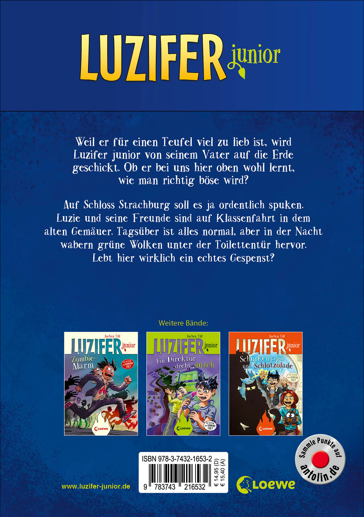 Luzifer junior (Band 15) - Klassenfahrt ins Geisterschloss