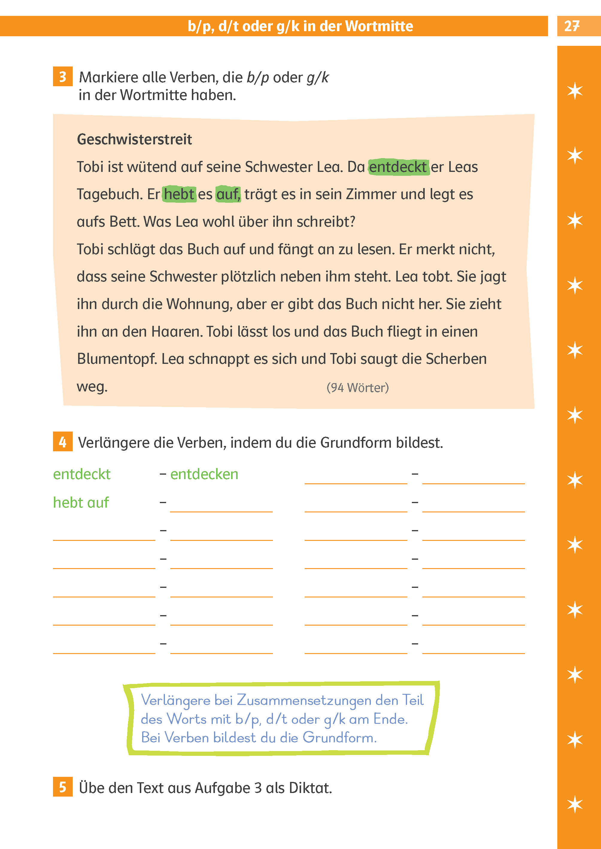 Klett Die Deutsch-Helden: Diktate 3./4. Klasse