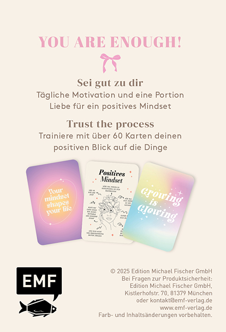 Kartenbox: Dear Me – 60 Motivations-Karten für mehr Selbstliebe