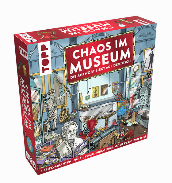 Chaos im Museum - Die Antwort liegt auf dem Tisch. Das Wimmelbild-Quizspiel