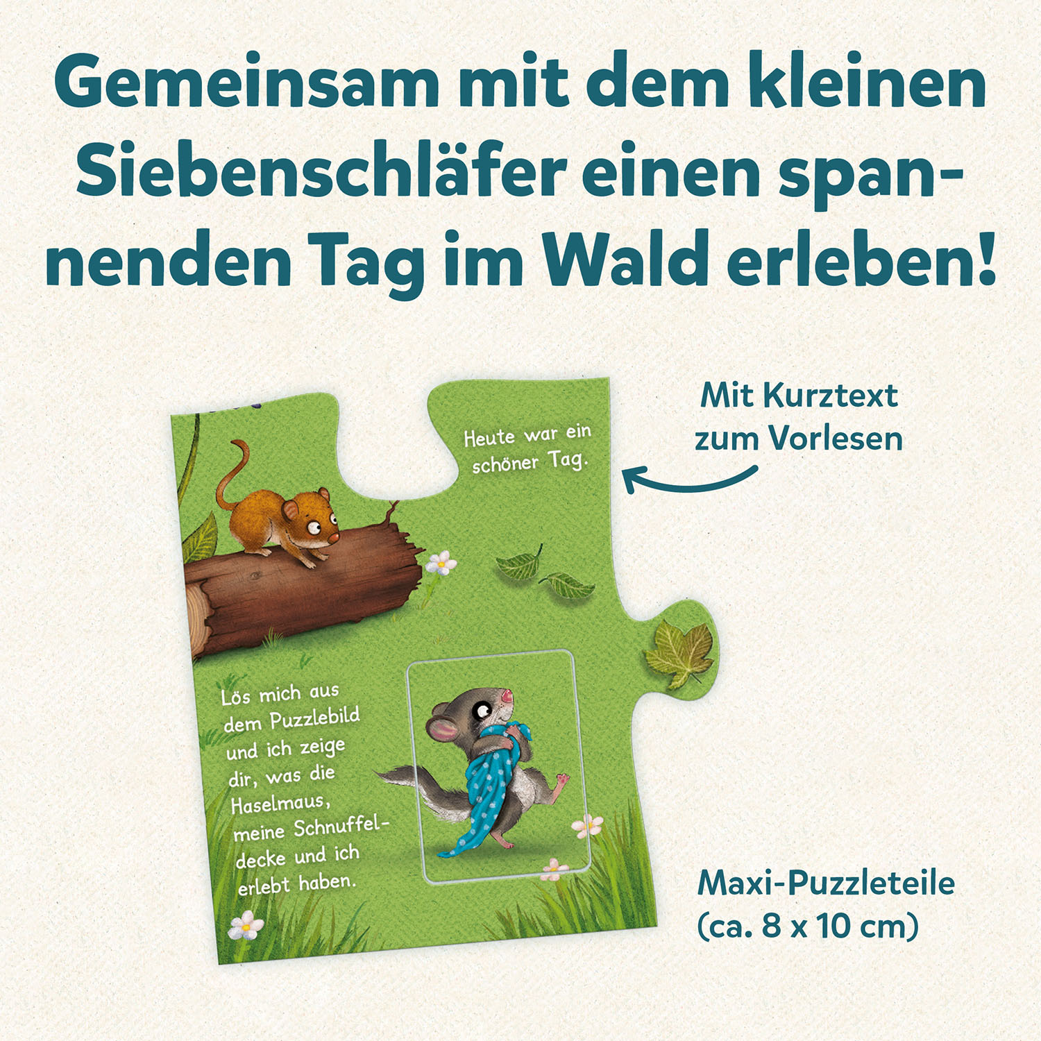 Mein erstes Story-Puzzle: Der kleine Siebenschläfer