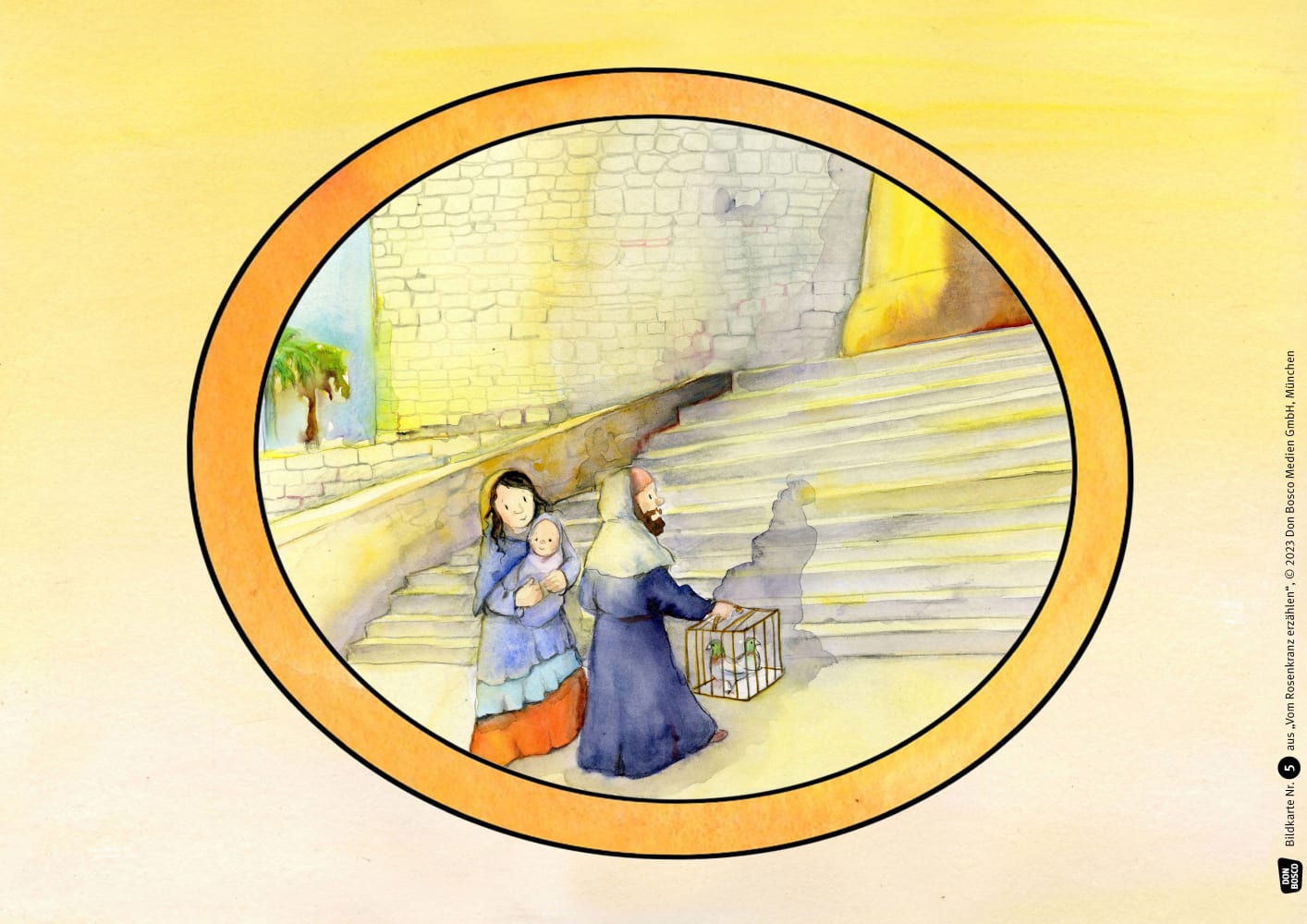 Vom Rosenkranz erzählen. Kamishibai Bildkartenset