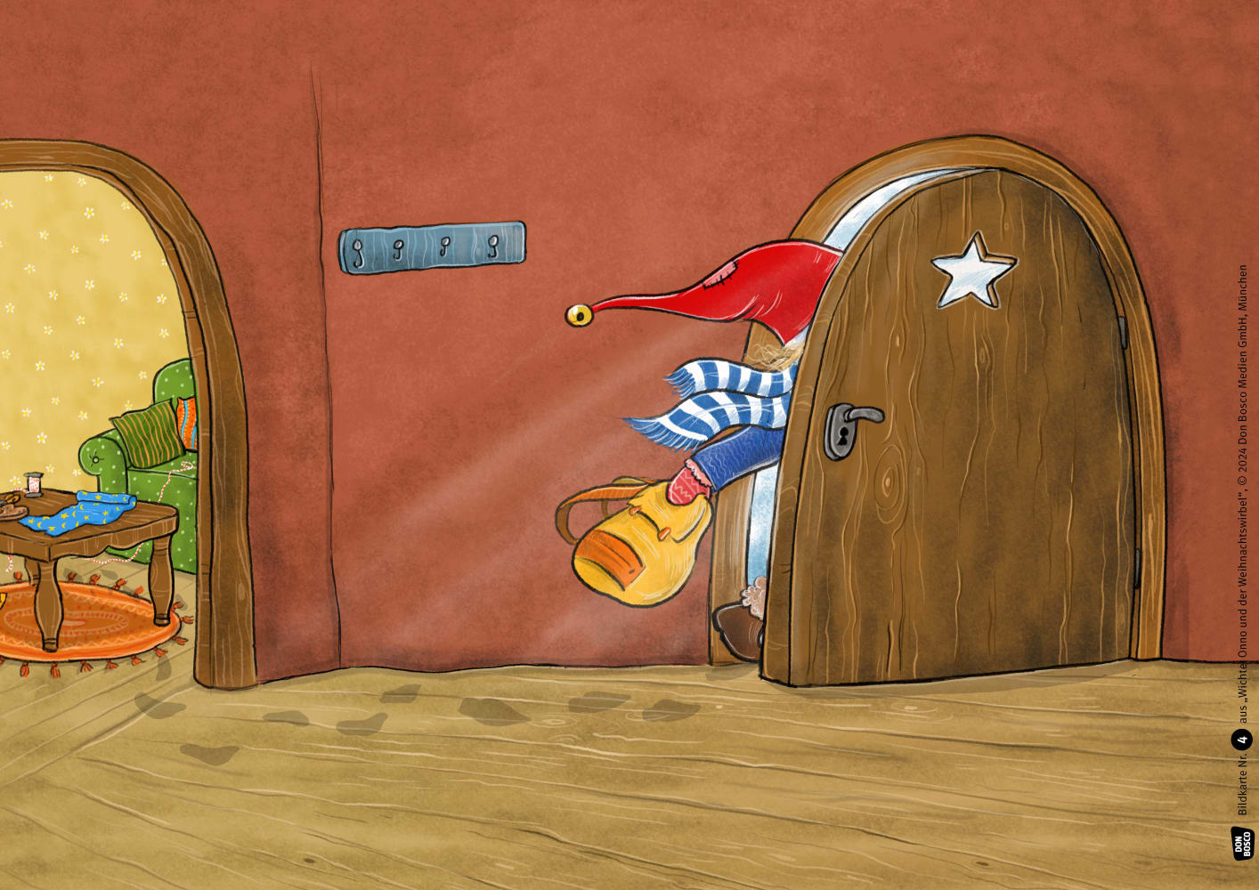 Wichtel Emil und der Weihnachtswirbel. Kamishibai Bildkartenset