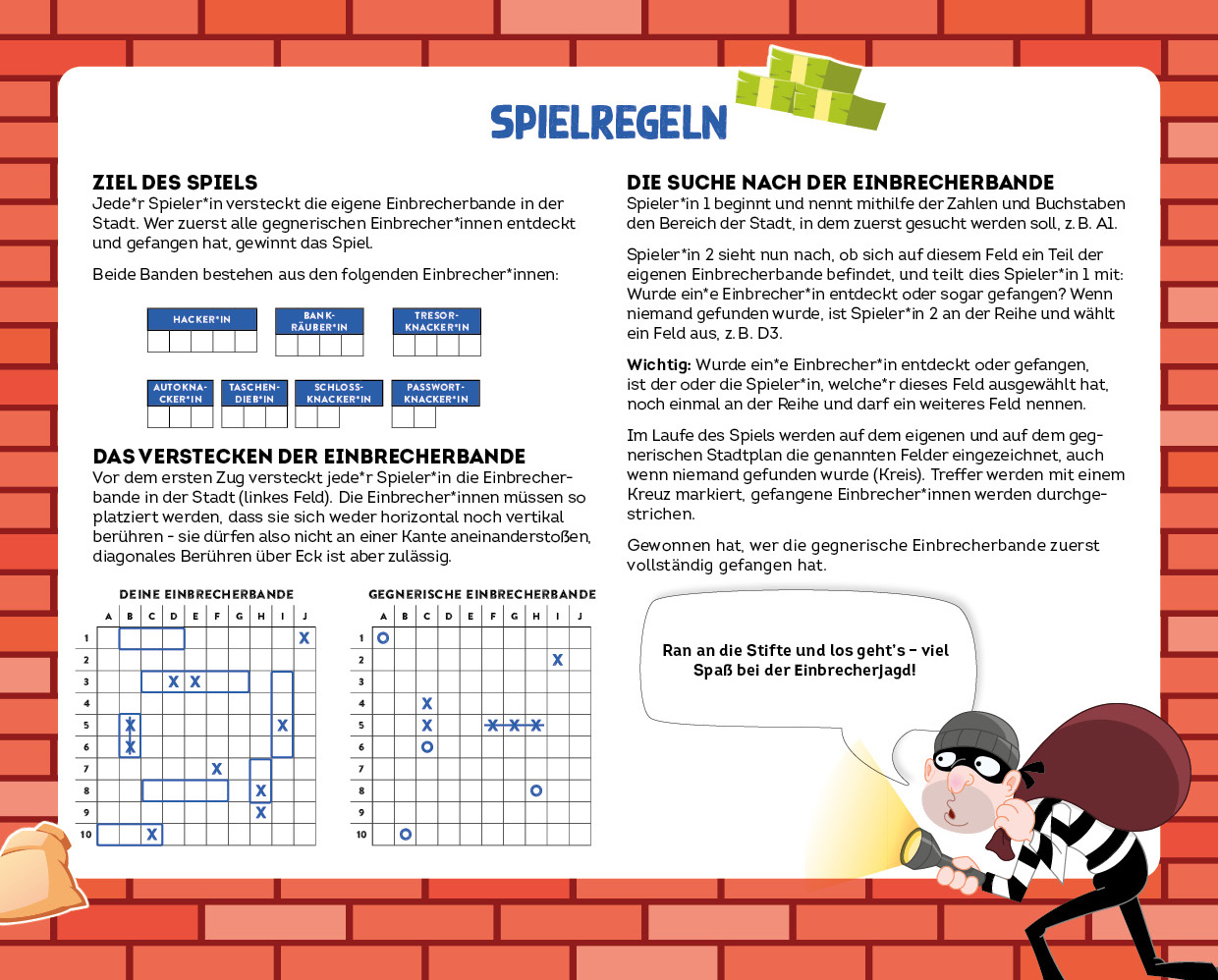 Der ultimative Spielblock: Kopf gegen Kopf – Schnapp die Einbrecherbande! Der ultimative Spielblock: Kopf gegen Kopf – Schnapp die Einbrecherbande!