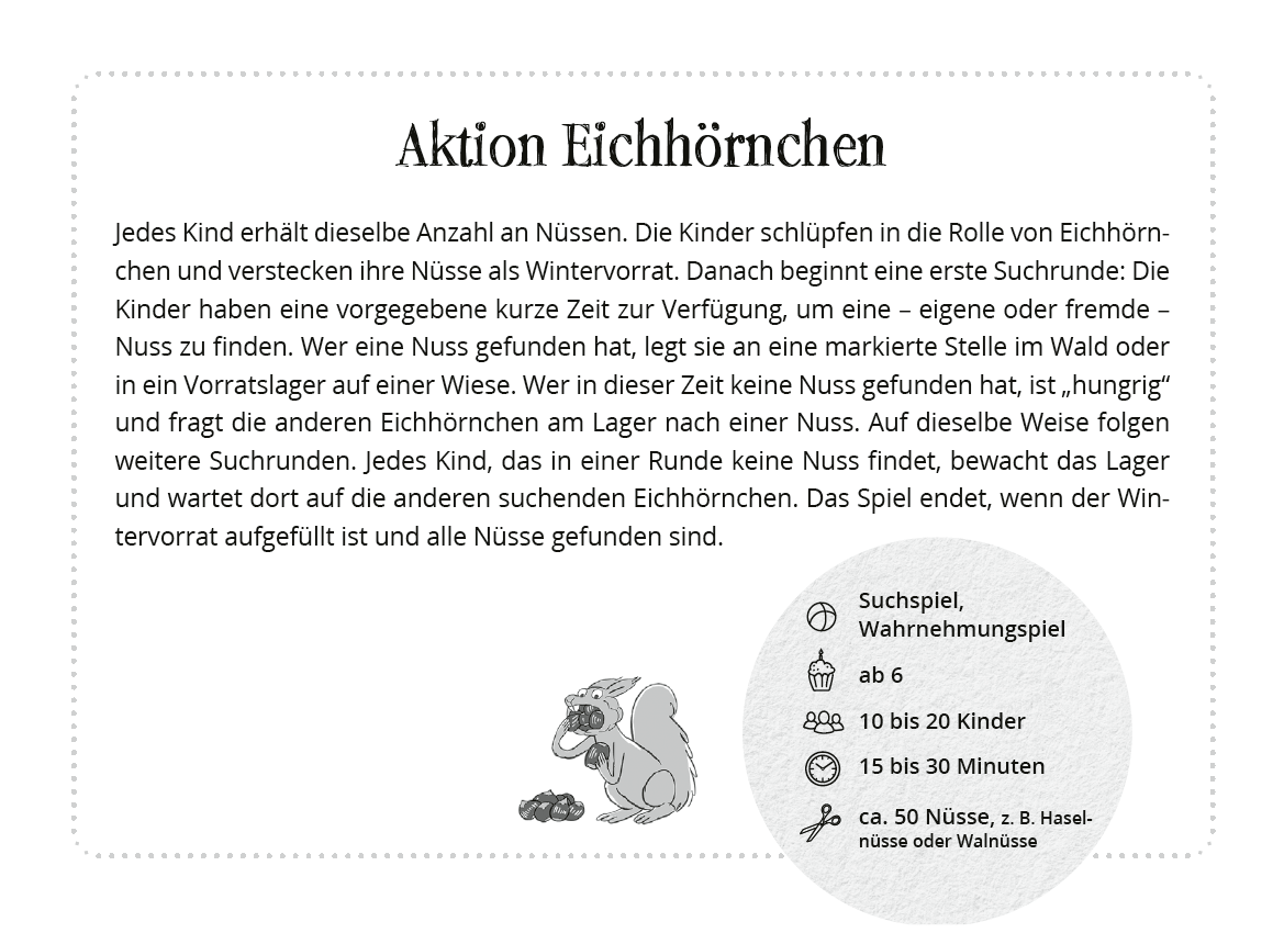 Spiele für Wald und Wiese