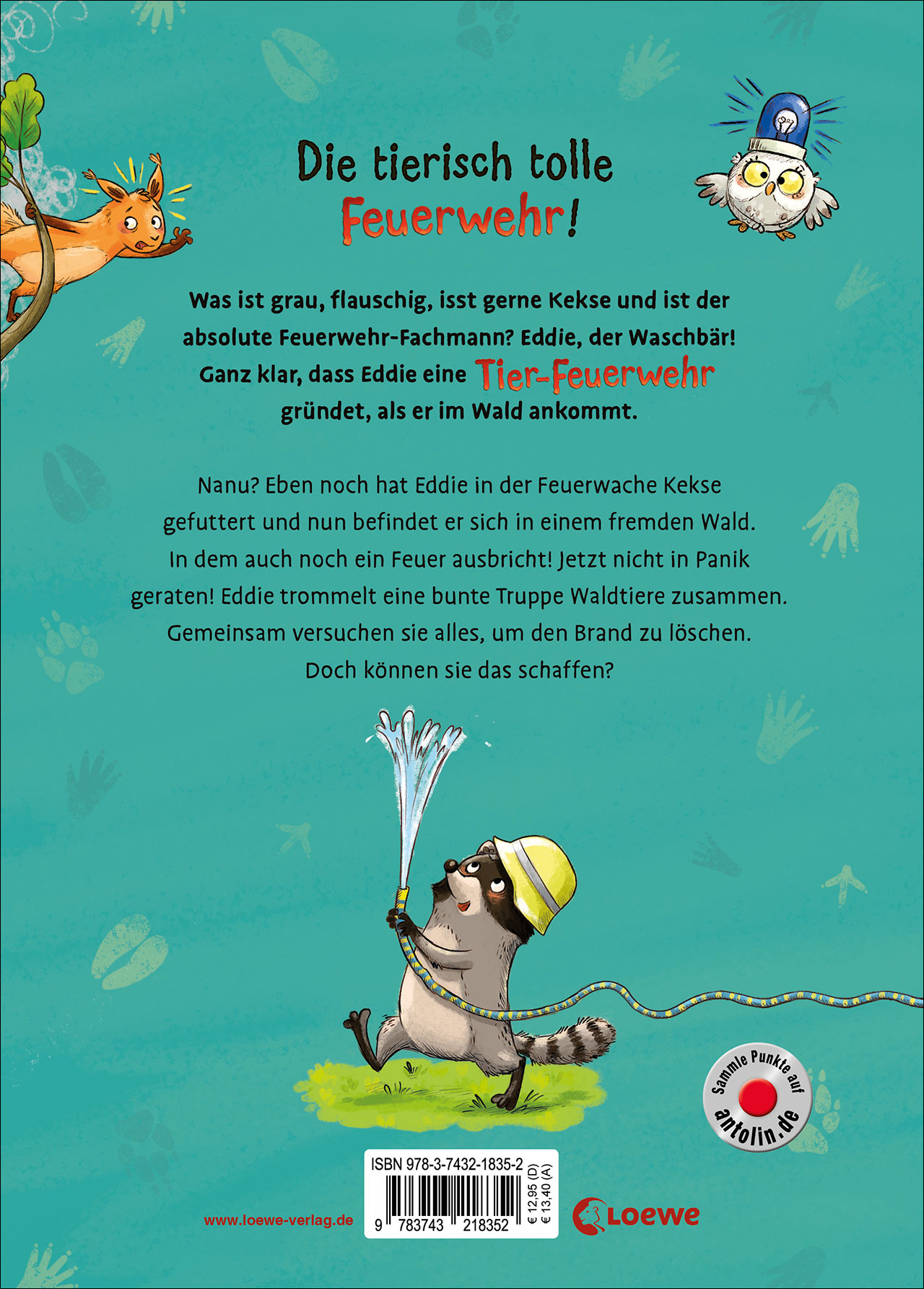 Die Tier-Feuerwehr (Band 1) - Ein Waschbär greift ein