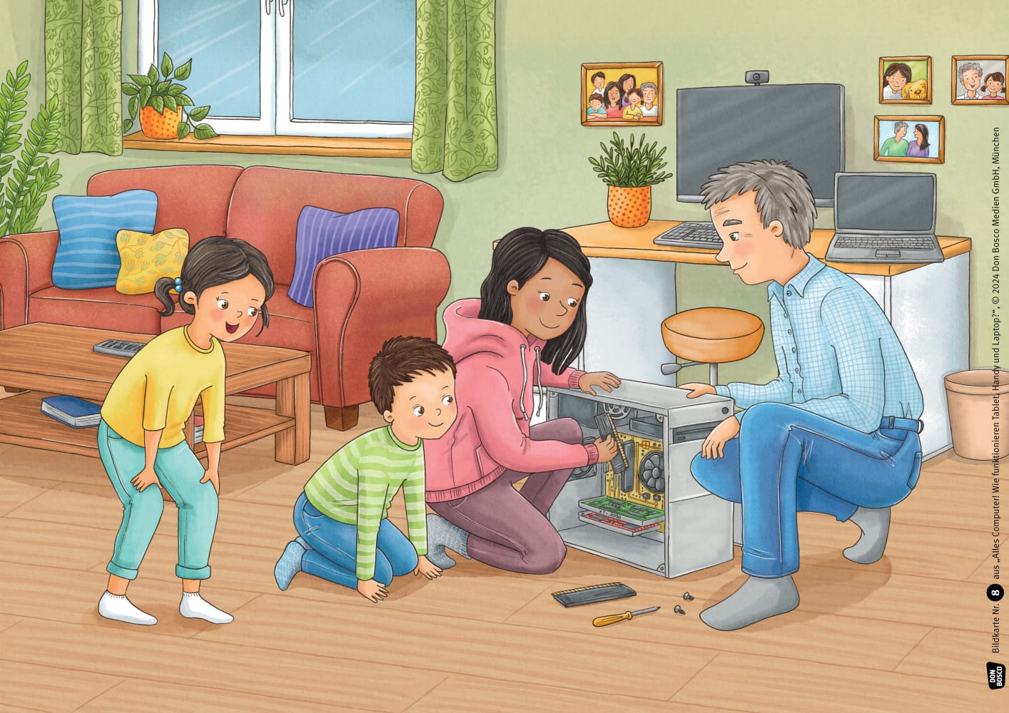 Alles Computer! Wie funktionieren Tablet, Handy und Laptop? Kamishibai Bildkartenset