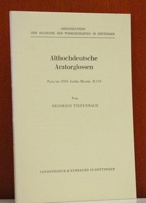 Althochdeutsche Aratorglossen