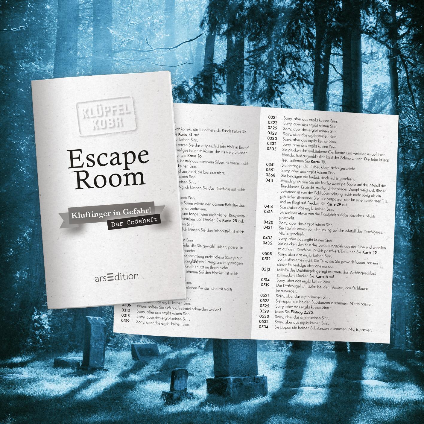 Klüpfel Kobr: Kluftinger in Gefahr! Ein Escape-Room-Spiel Klüpfel Kobr: Kluftinger in Gefahr! Ein Escape-Room-Spiel