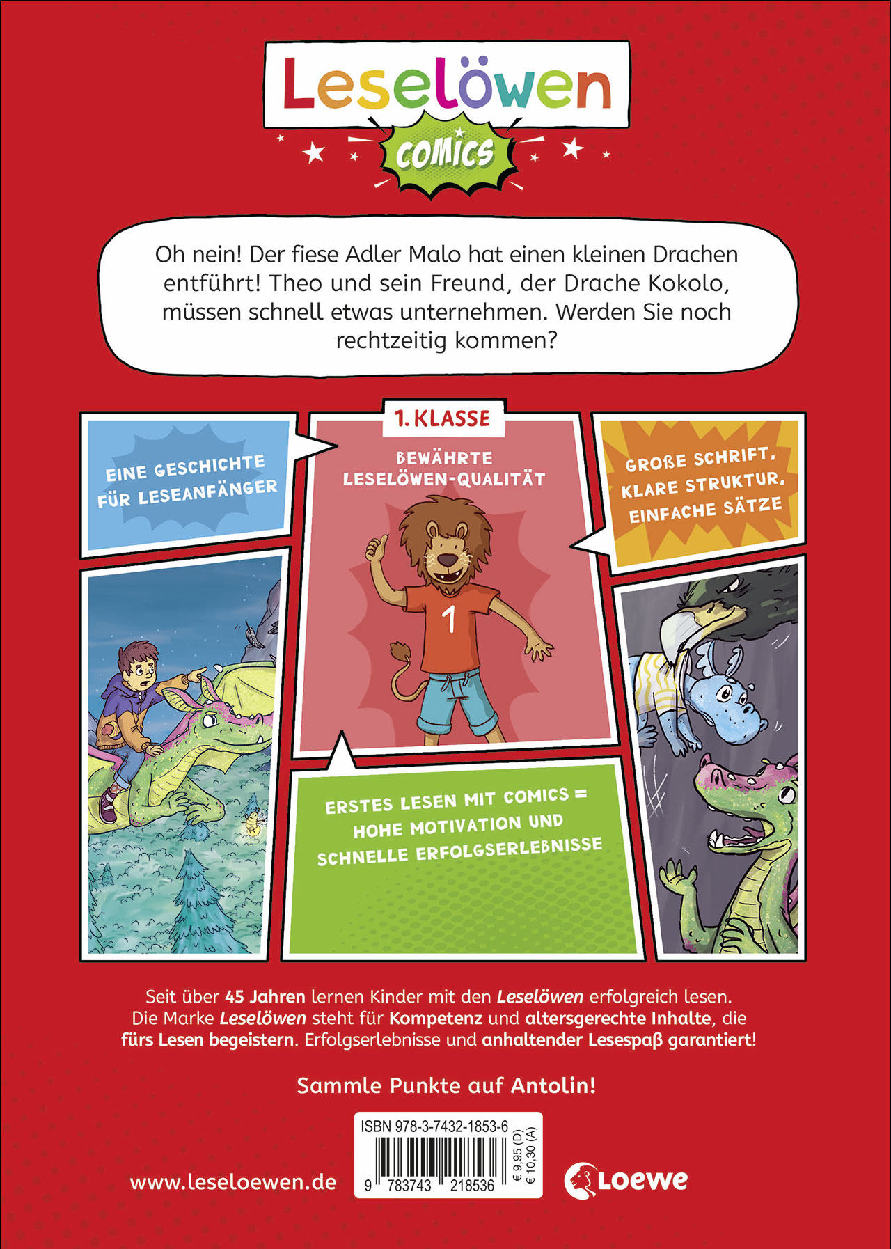 Leselöwen Comics 1. Klasse - Entführung im Drachenwald