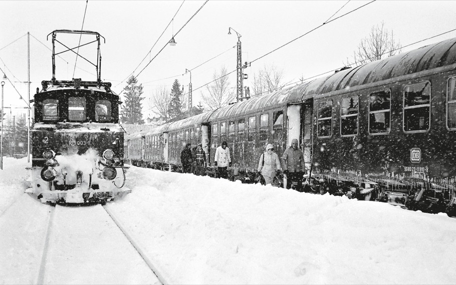 Bahnwinter im Werdenfelser Land