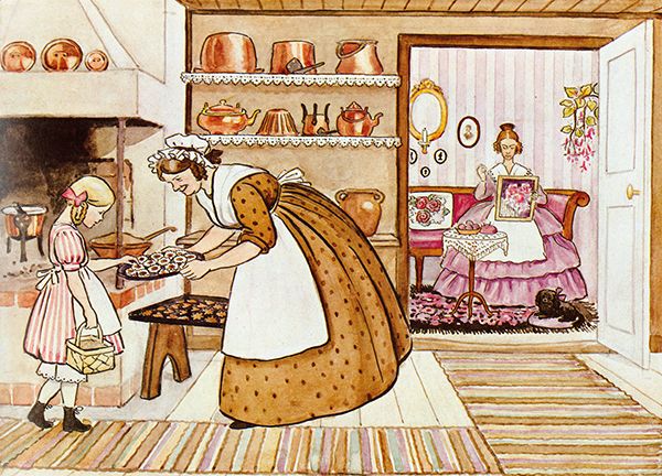 Tante Grün, Tante Braun und Tante Lila