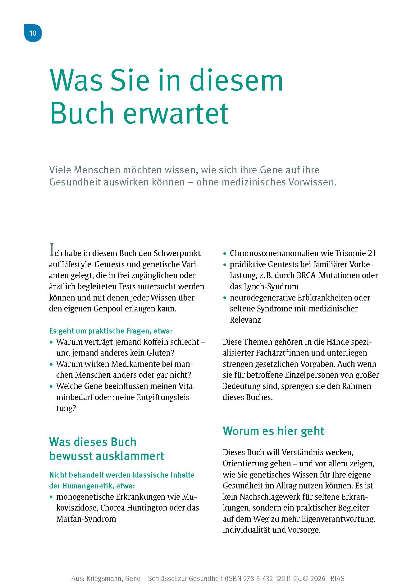Gene - Schlüssel zur Gesundheit