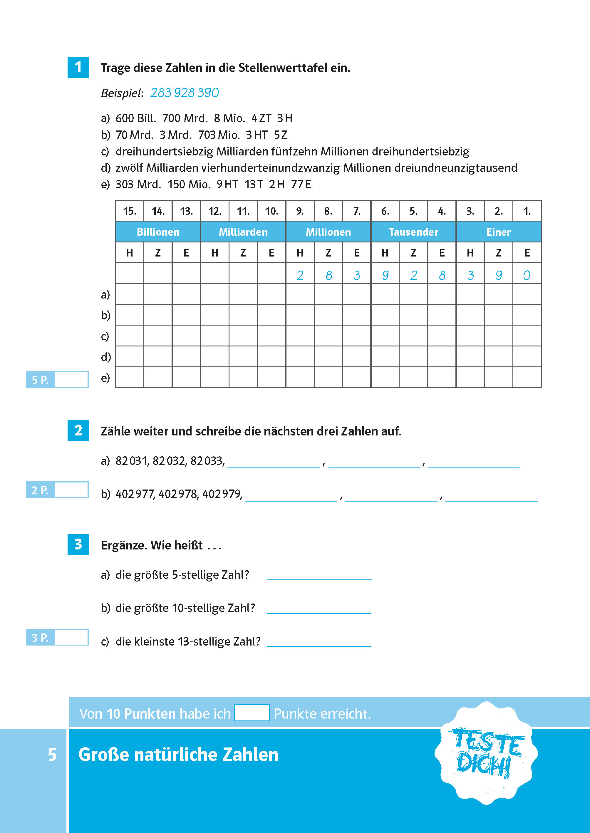 PONS Der große Testblock Mathematik 5./6. Klasse