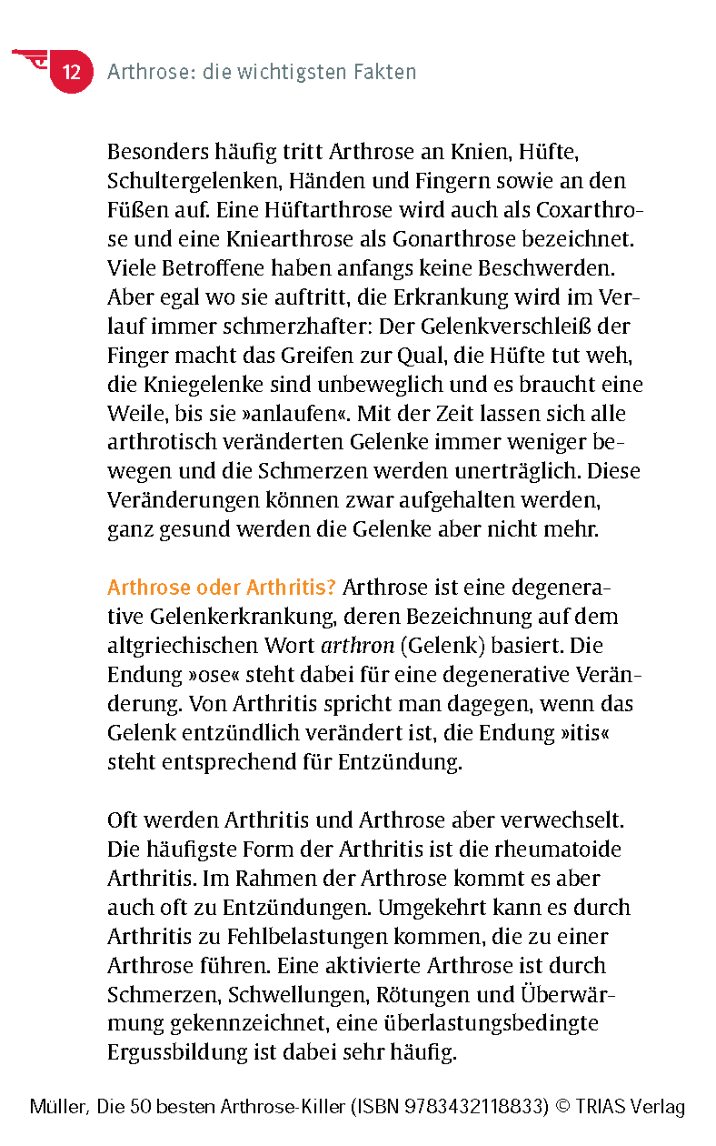 Die 50 besten Arthrose-Killer Die 50 besten Arthrose-Killer