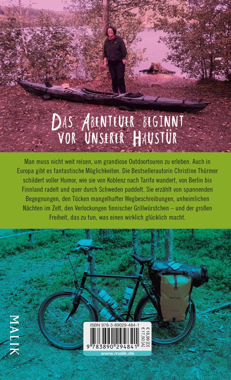 Wandern. Radeln. Paddeln. Wandern. Radeln. Paddeln.