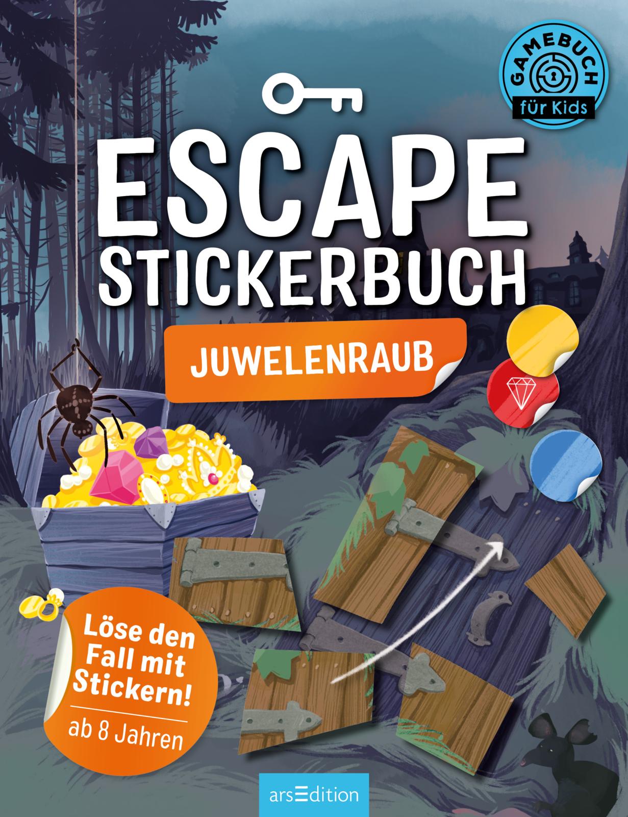 Escape-Stickerbuch – Juwelenraub