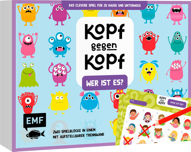 Der ultimative Spielblock: Kopf gegen Kopf – Wer ist es? Der ultimative Spielblock: Kopf gegen Kopf – Wer ist es?