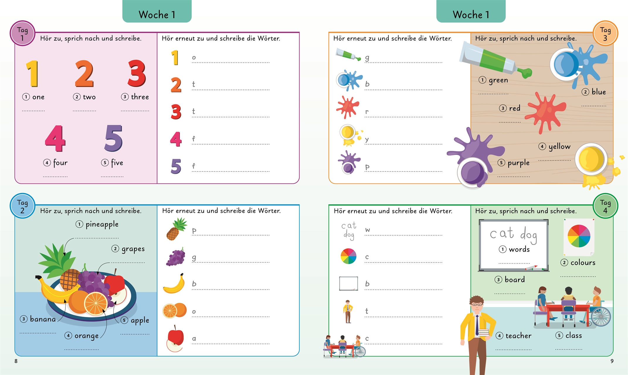 Englisch für clevere Kids - 5 Wörter am Tag Englisch für clevere Kids - 5 Wörter am Tag