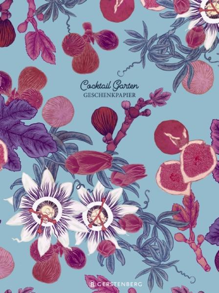 Cocktail Garten Geschenkpapier-Heft - Motiv Feigen