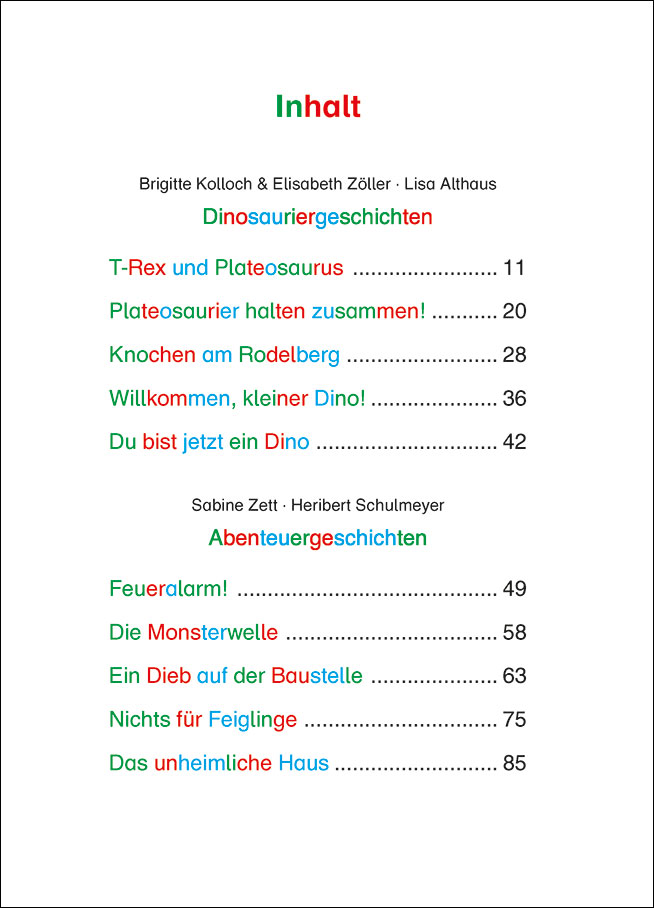 Die schönsten Silbengeschichten für Erstleser - Jungs