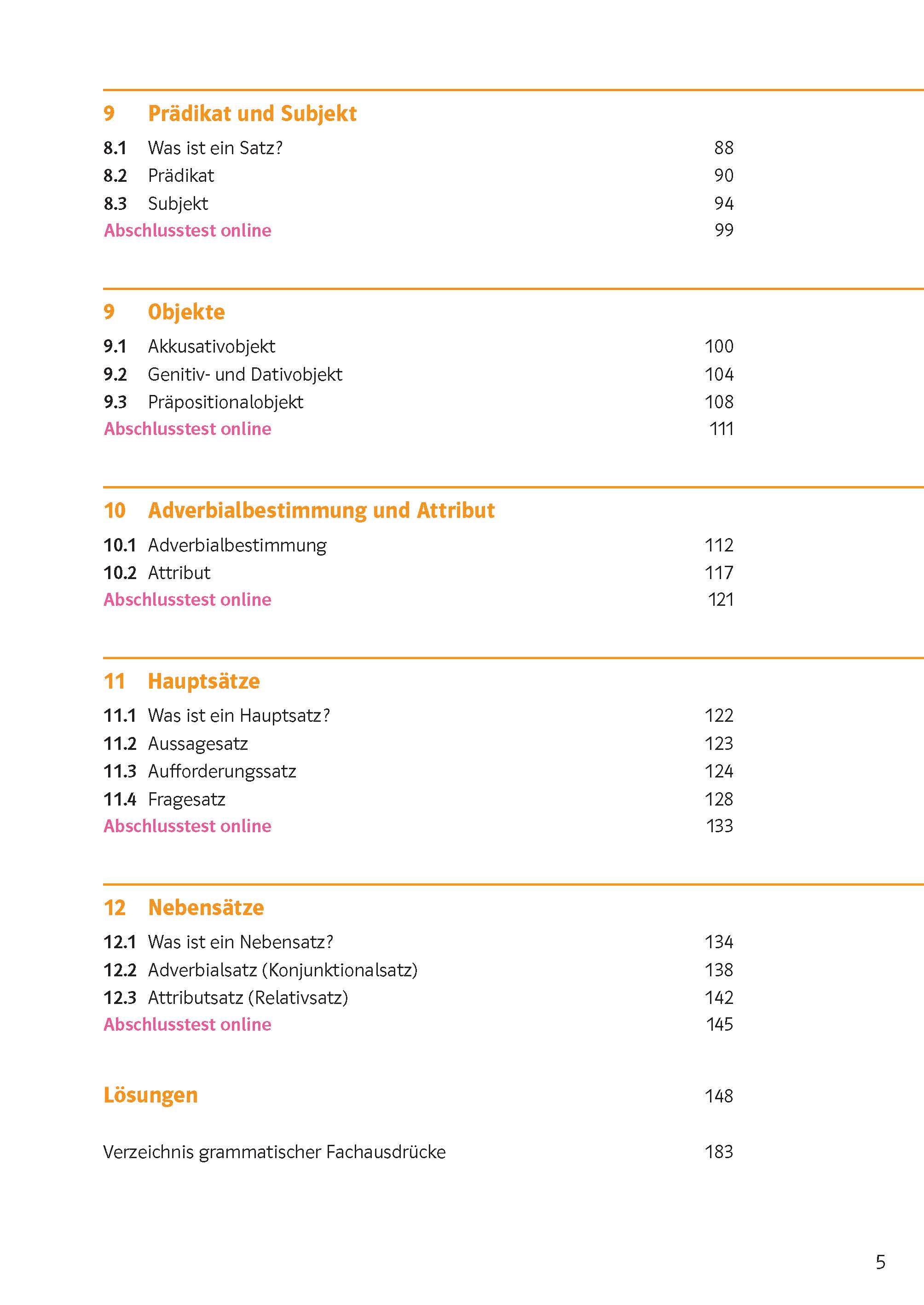 Klett Sicher in Deutsch Grammatik 5./6. Klasse Klett Sicher in Deutsch Grammatik 5./6. Klasse