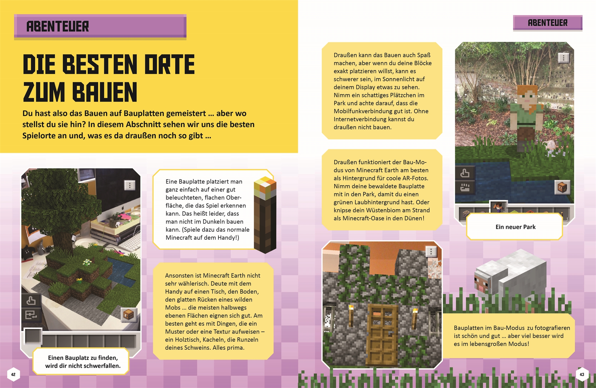 Unabhängig und inoffiziell: Minecraft Earth Das Gamer-Buch