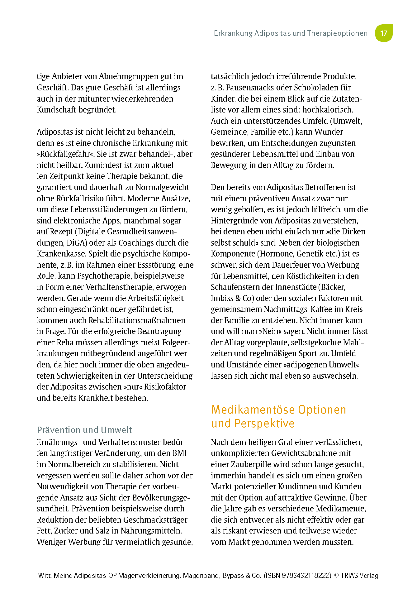 Meine Adipositas-OP. Magenverkleinerung, Magenband, Bypass & Co.