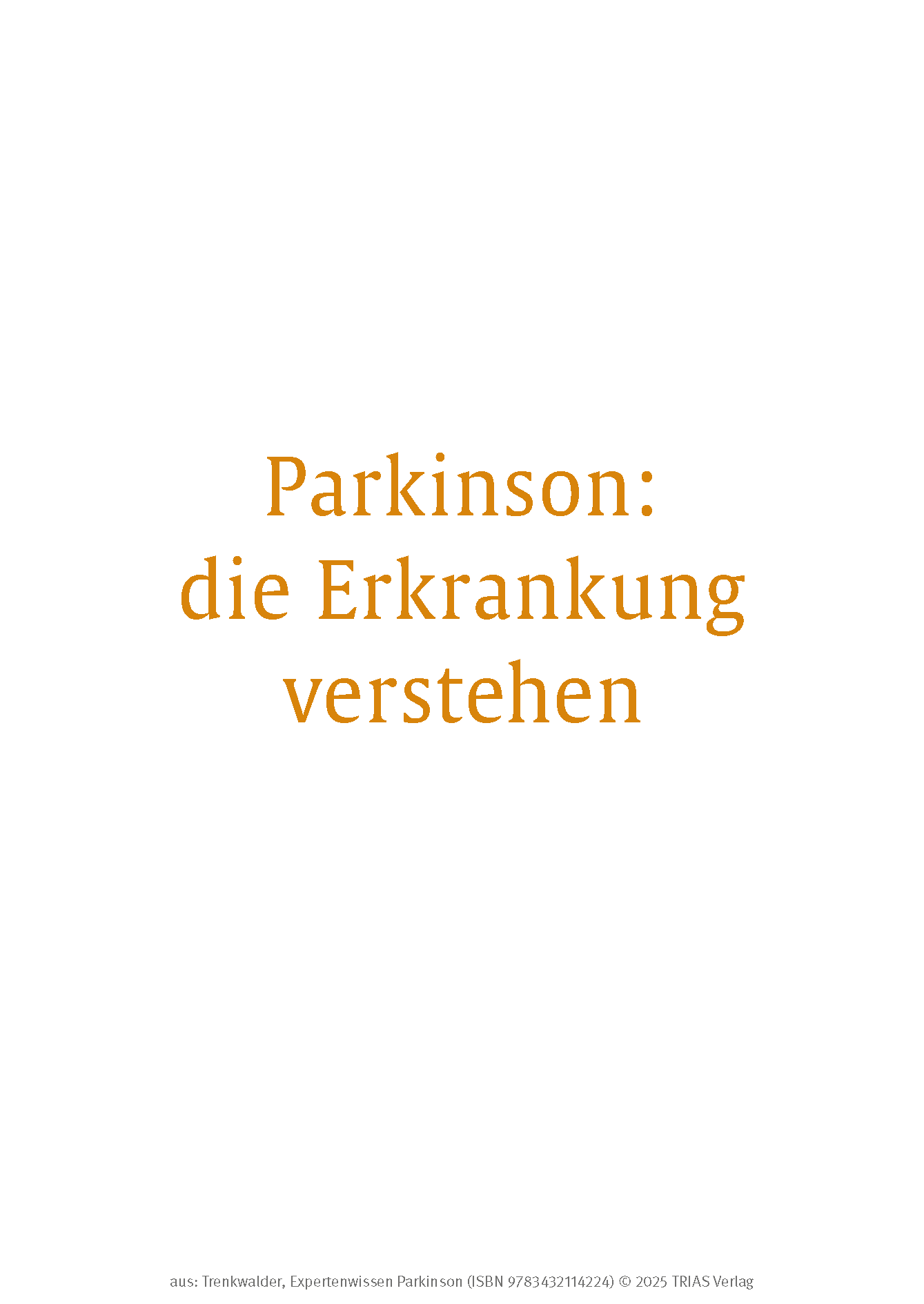 Expertenwissen: Parkinson