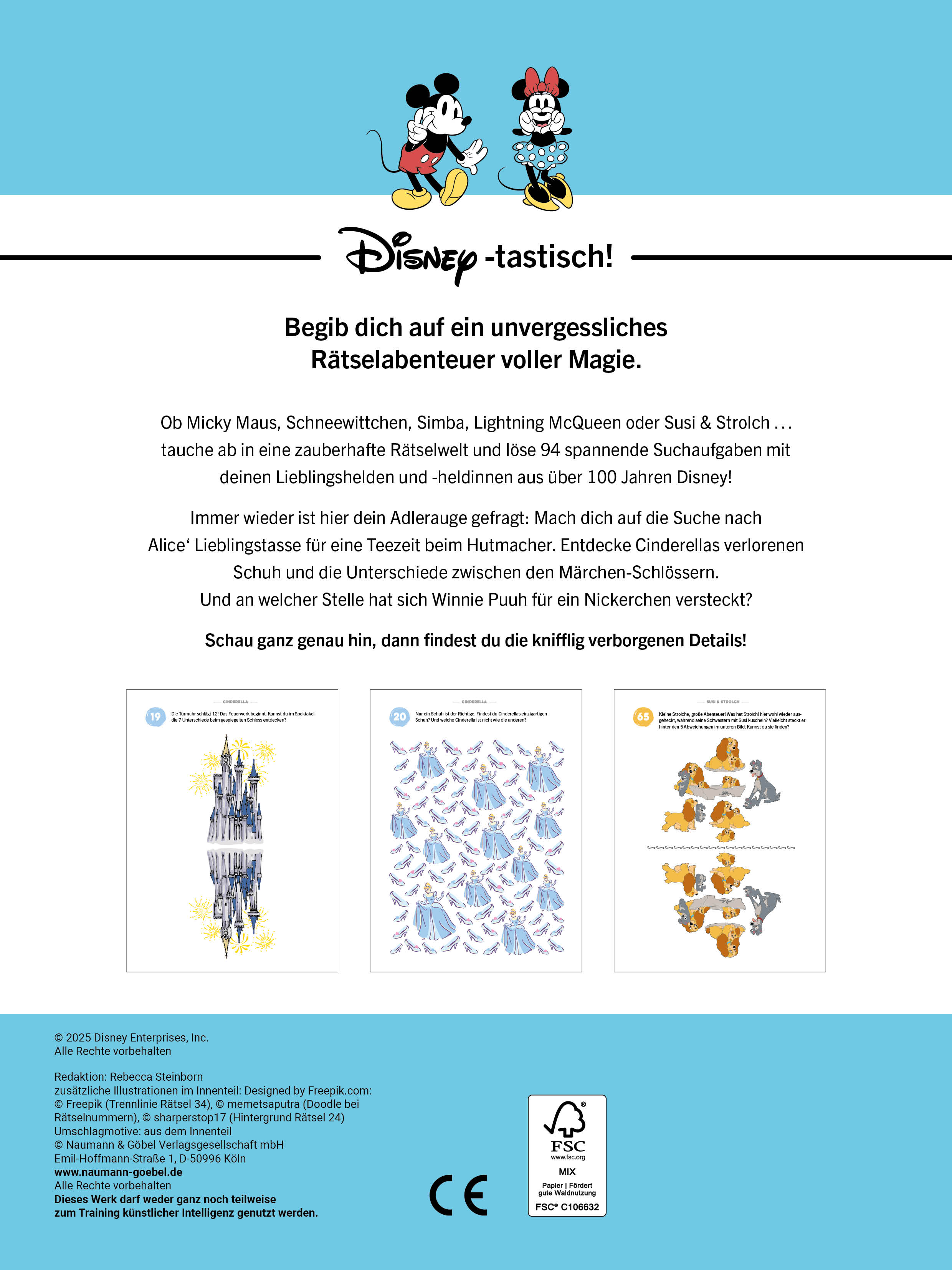 Suchrätsel Disney