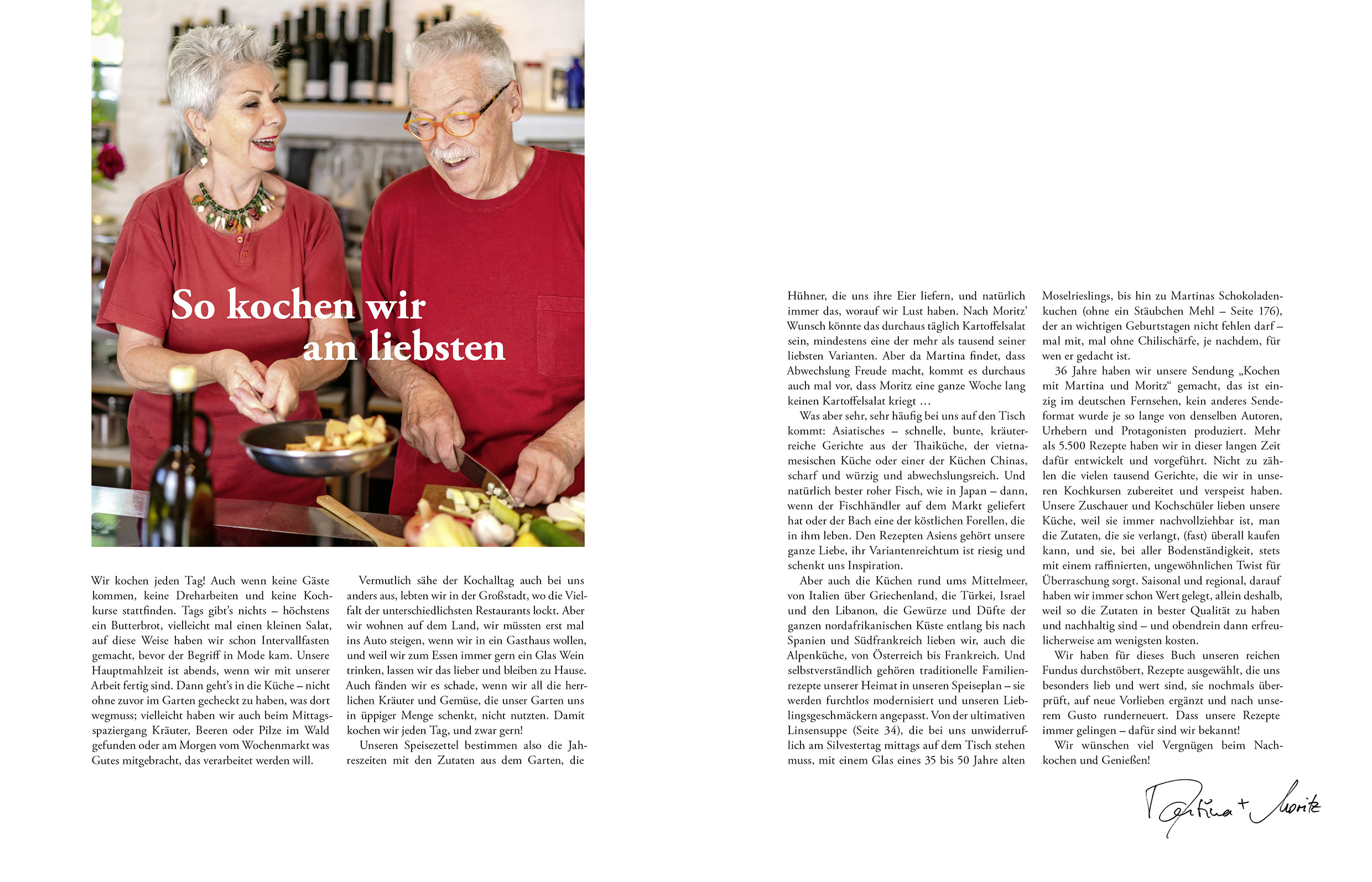 Kochen mit Martina und Moritz – So kochen wir am liebsten