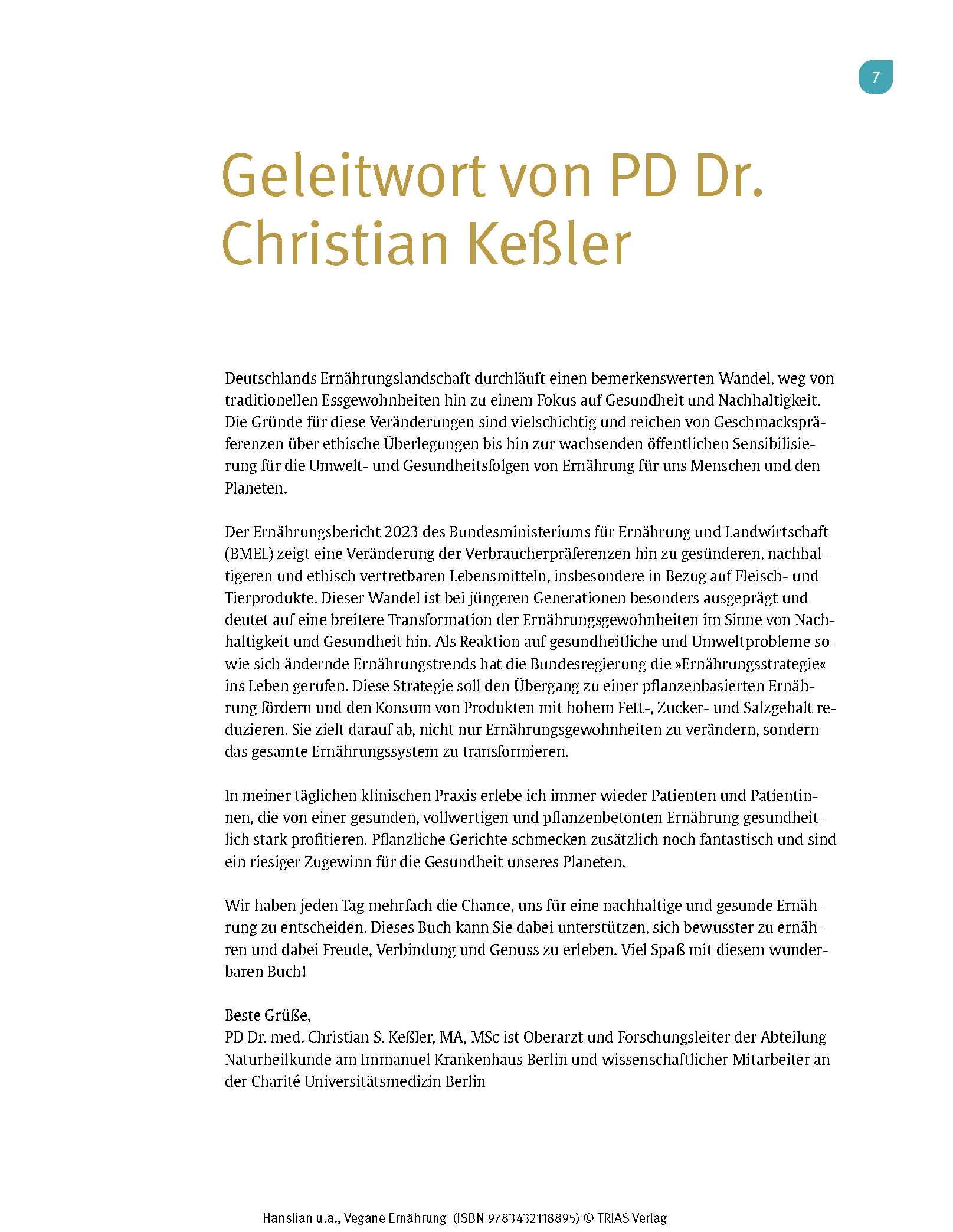 Medical Cooking: Vegane Ernährung