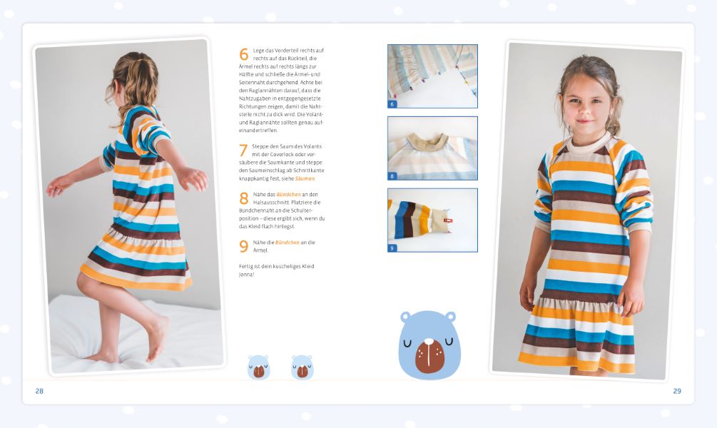 Cosy Jersey-Looks für Kinder nähen