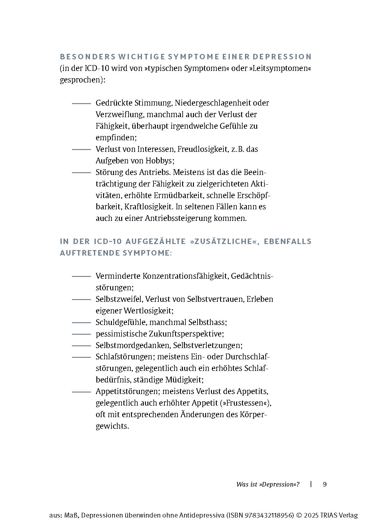 Depressionen überwinden ohne Antidepressiva