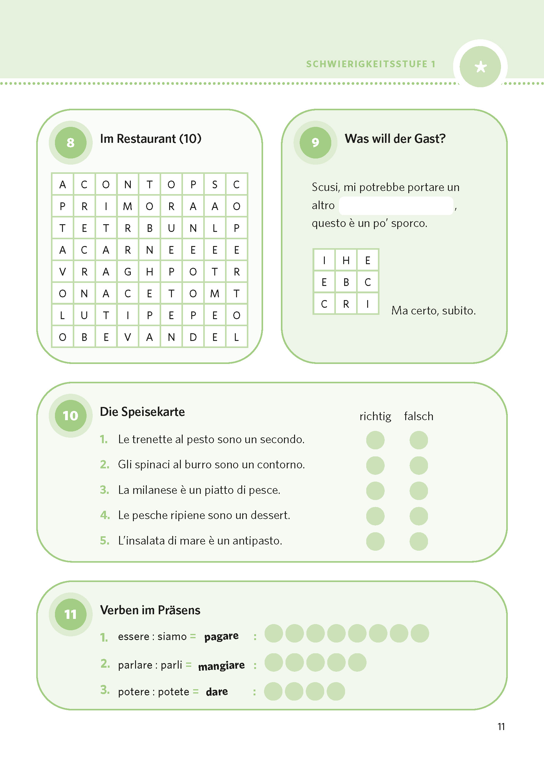 PONS Italienisch zum Quizzen