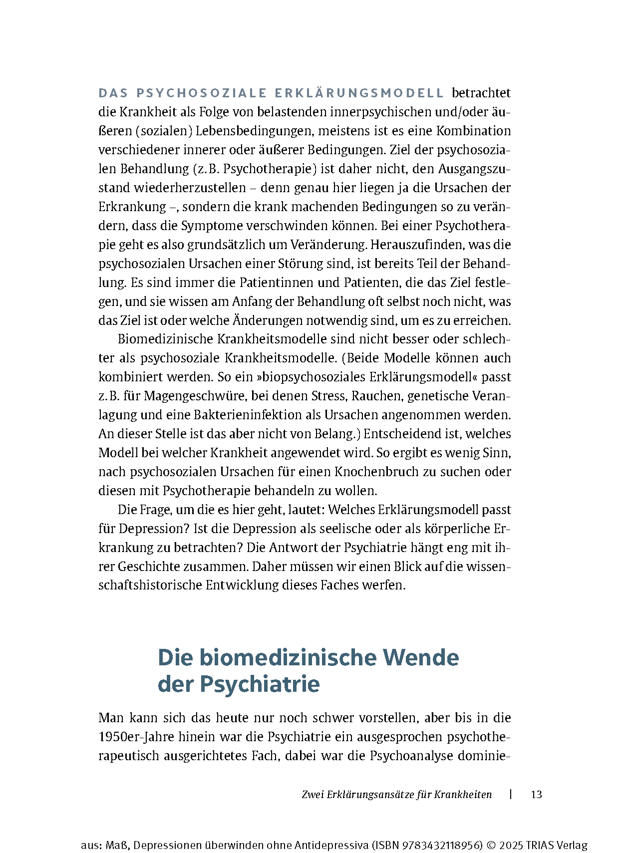Depressionen überwinden ohne Antidepressiva
