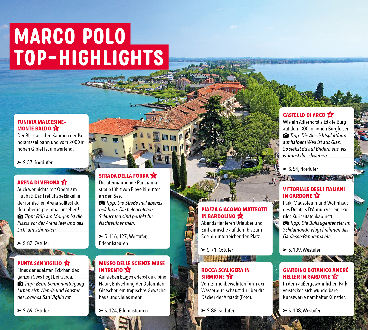 MARCO POLO Reiseführer Gardasee