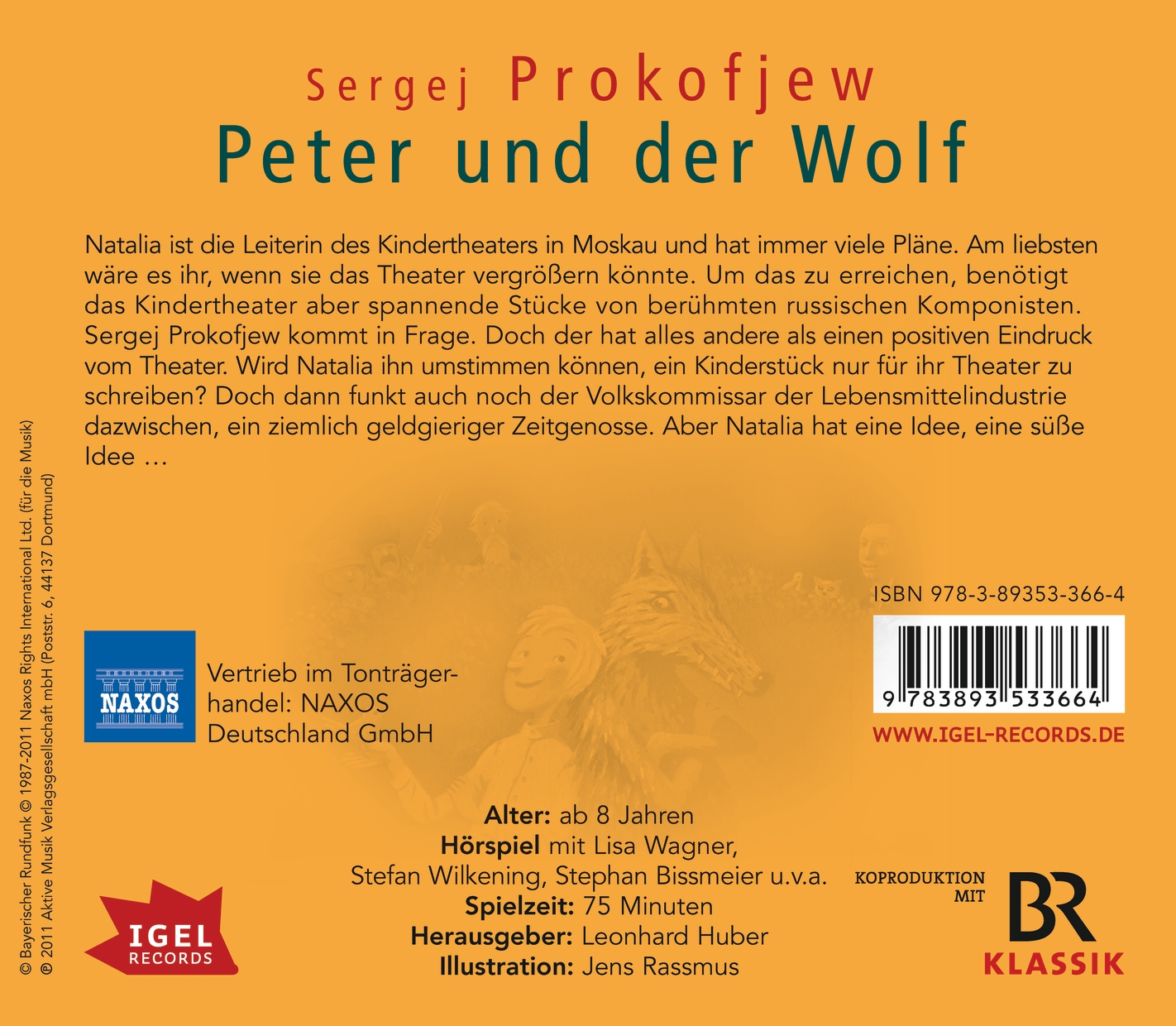 Starke Stücke. Sergej Prokofjew. Peter und der Wolf (Audio-CD)