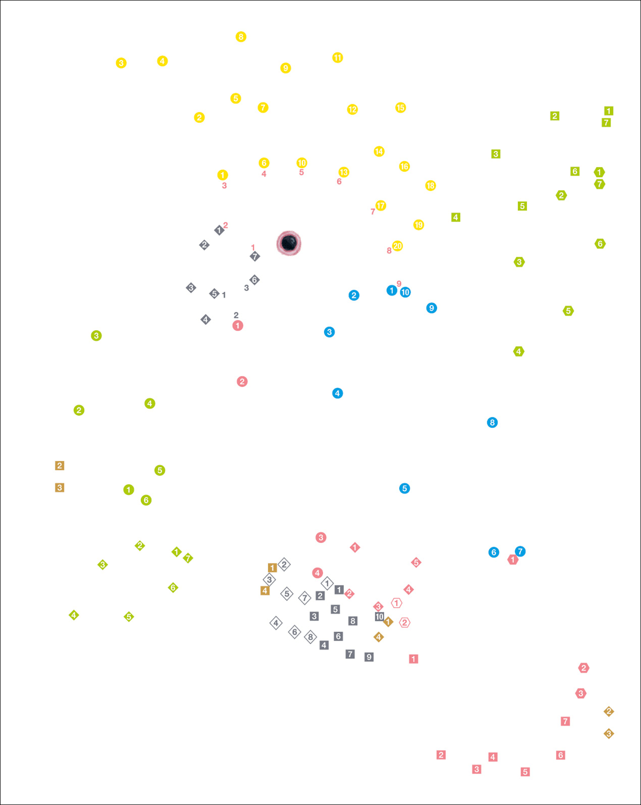 Punkt-zu-Punkt-Ausmalbuch (orange)