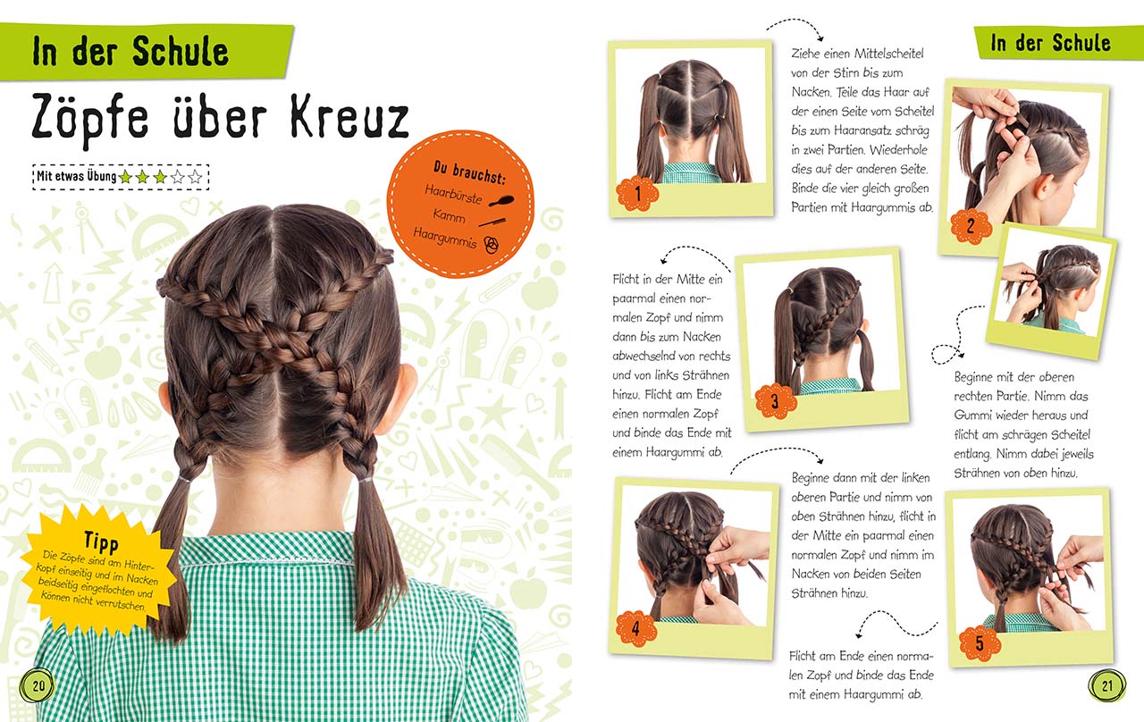Zöpfe, Knoten, Flechtfrisuren Zöpfe, Knoten, Flechtfrisuren