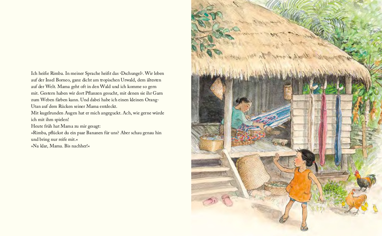 Halt dich gut an Mama fest