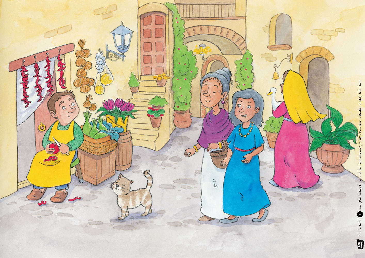 Die heilige Lucia und der Lichterkranz. Kamishibai Bildkartenset.