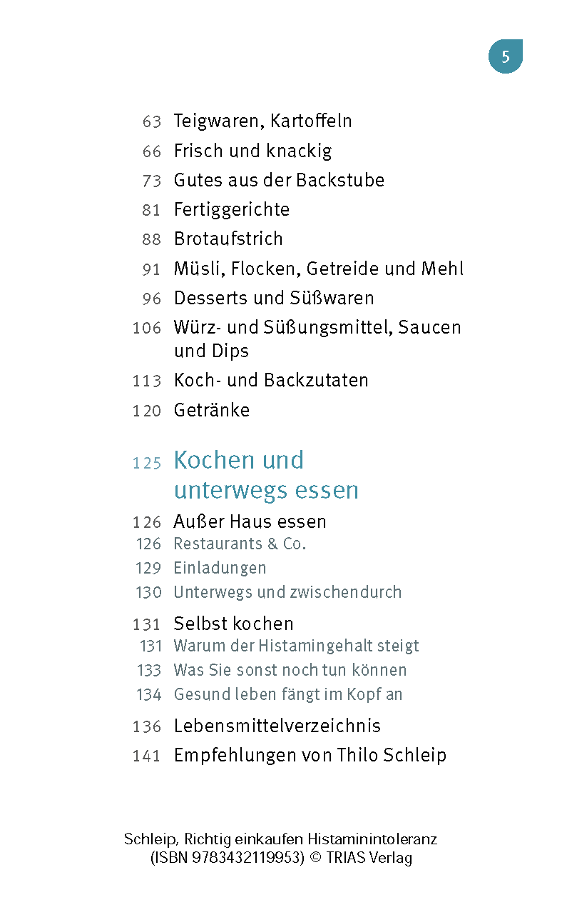 Richtig einkaufen Histamin-Intoleranz