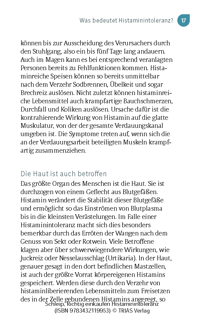 Richtig einkaufen Histamin-Intoleranz